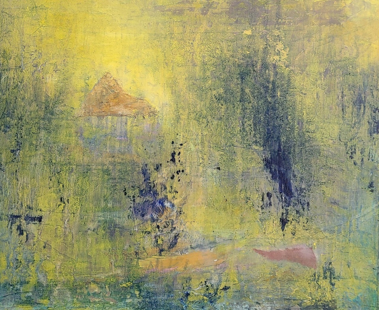 송영, 「대화-1」, 2024, 캔버스에 혼합재료, 61×51cm (12호), 1,070,000원